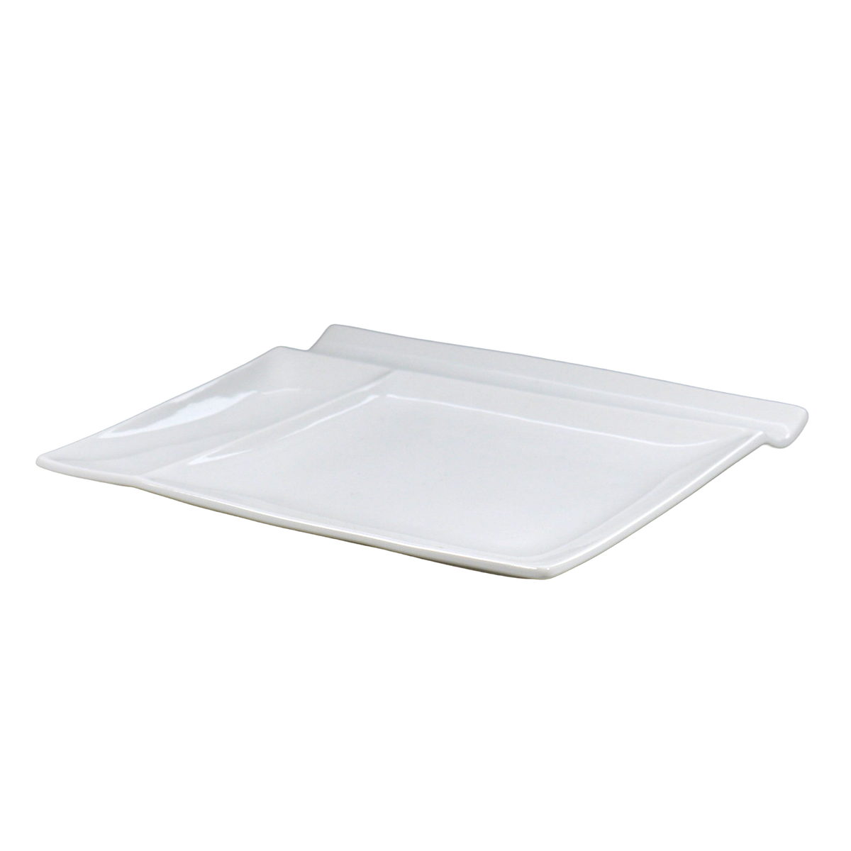 Vrijstaande productfoto: Palet bord Isola wit - groot