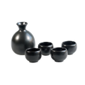 Vrijstaande productfoto: Sake set zwart