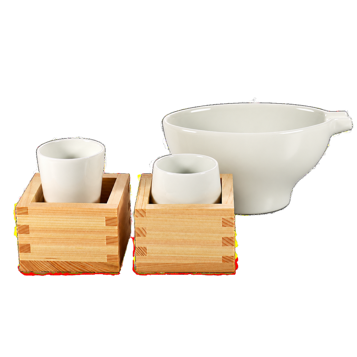 Vrijstaande productfoto: Sake set voor 2