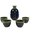 Vrijstaande productfoto: Sake set groen