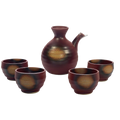 Vrijstaande productfoto: Sake set Tetsu-Yu