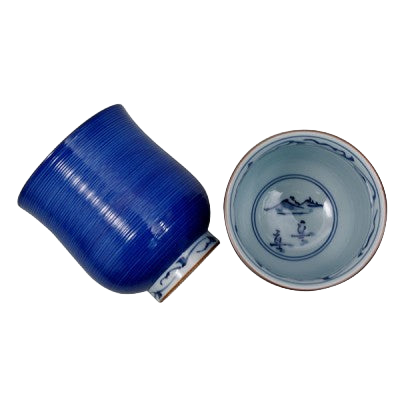 Vrijstaande productfoto: Theebeker Itome blauw