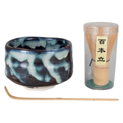 Vrijstaande productfoto: Matchaset Tenmoku Konshiro