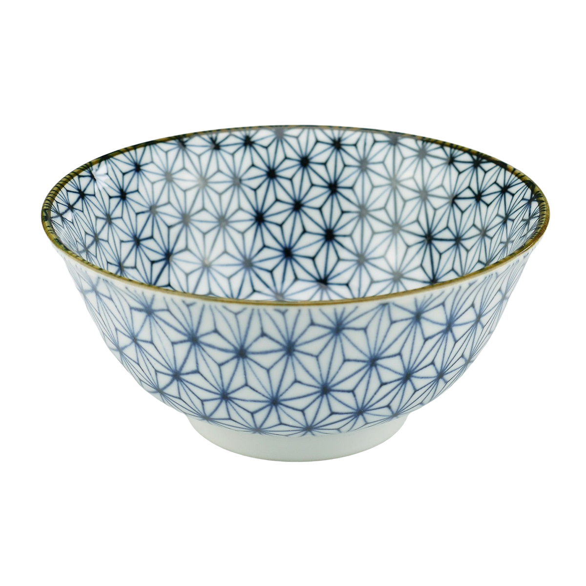 Vrijstaande productfoto: Tayo kom Asanoha blauw
