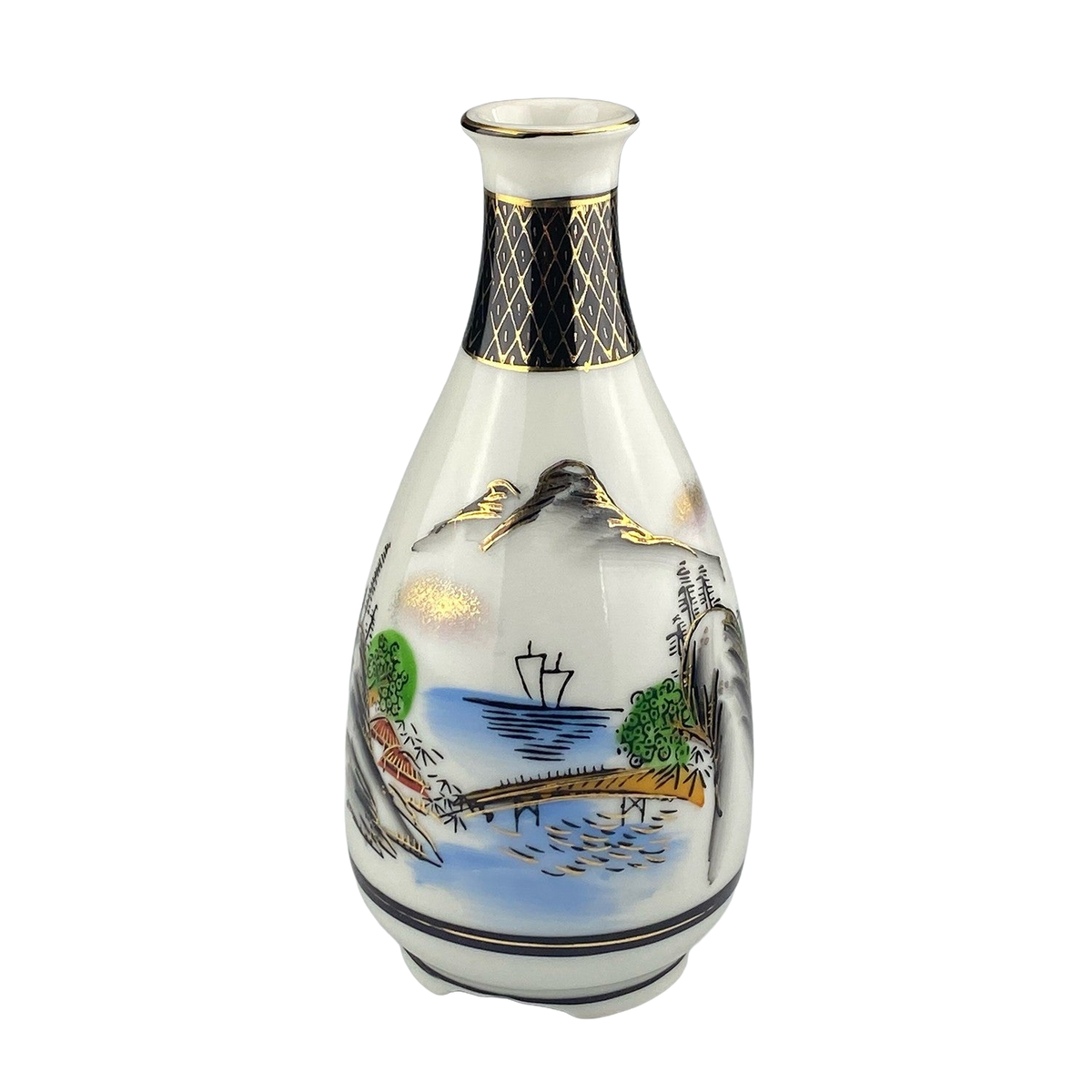 Vrijstaande productfoto: Sake fles Kutani