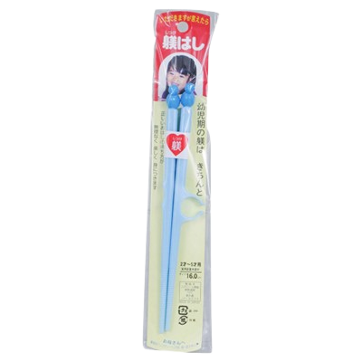 Vrijstaande productfoto: Eetstokjes voor kinderen Renshu blauw