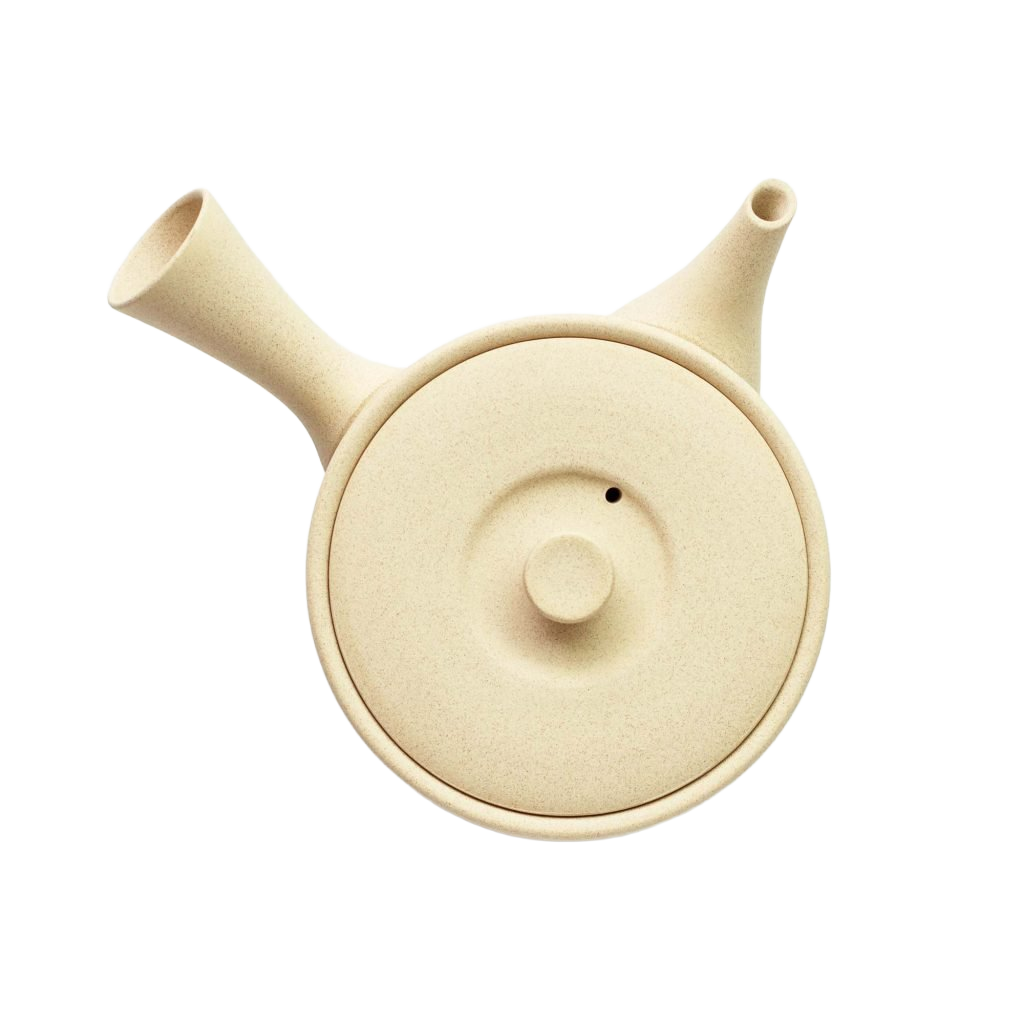 Vrijstaande productfoto: Theepot Iroiro beige