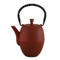 Vrijstaande productfoto: Theepot Hakeme rood