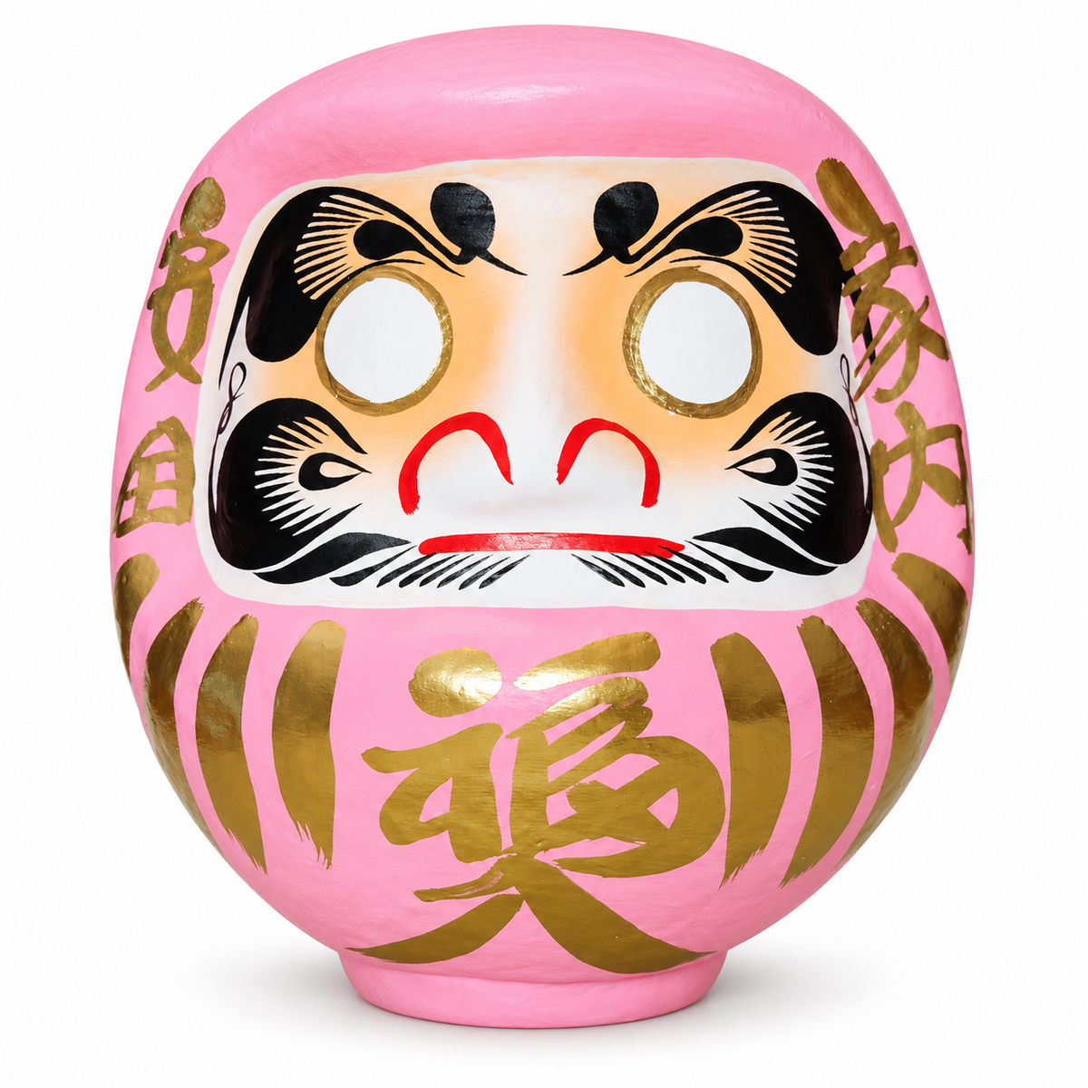 Daruma 15 cm roze — Japanse Daruma-wenspop van 15 cm