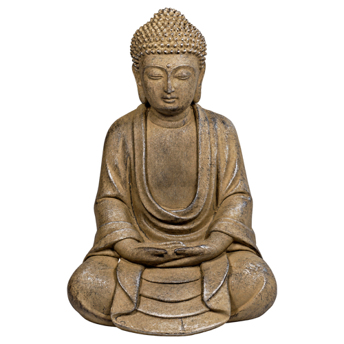 Boeddhabeeld Amitabha, vrijstaand op transparante achtergrond