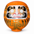 Daruma 15 cm oranje — Japanse Daruma-wenspop van 15 cm