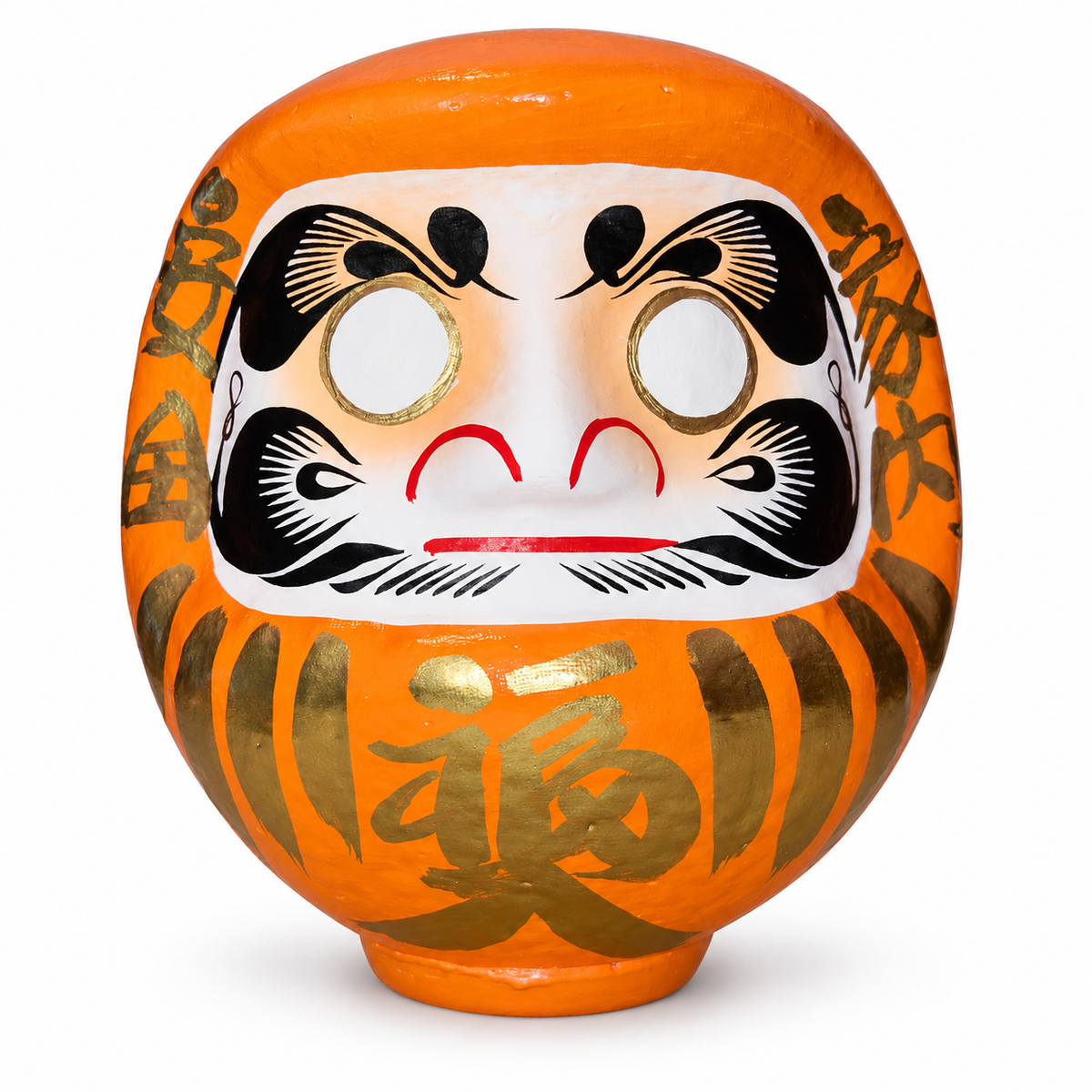 Daruma 15 cm oranje — Japanse Daruma-wenspop van 15 cm