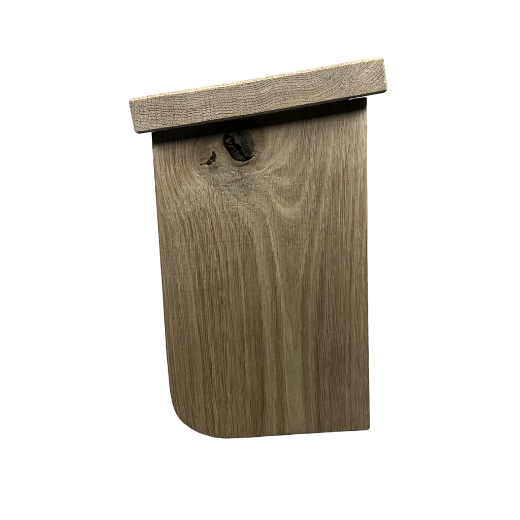 Meditatiebankje NL eiken met ronde hoeken