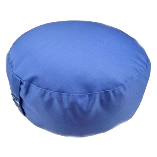 Meditatiekussen blauw bio