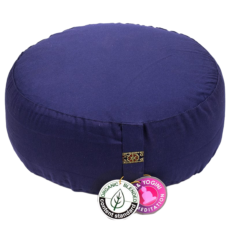 Meditatiekussen indigo bio