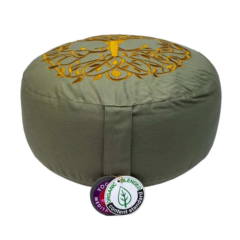 Meditatiekussen levensboom bio