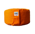 Oranje meditatiekussen Organic Basic, vrijstaand