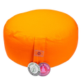 Meditatiekussen Yogi Yogini oranje, vrijstaand