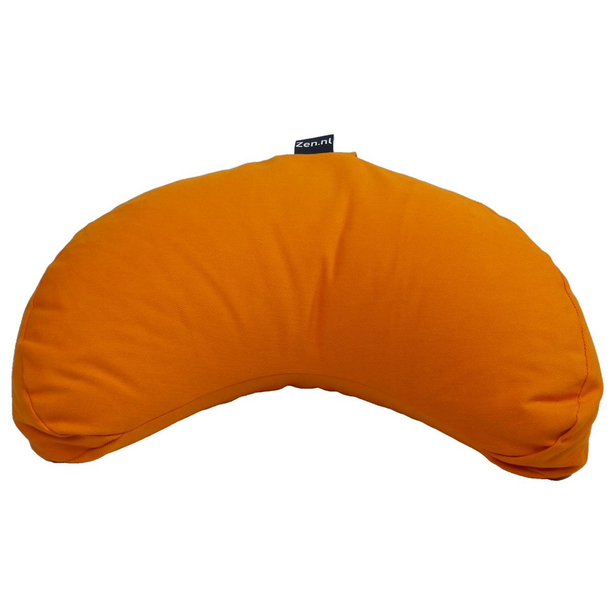 Meditatiekussen NL halve maan oranje vrijstaand