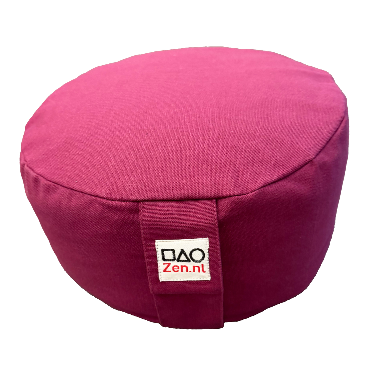 Meditatiekussen Organic Basic fuchsia, vooraanzicht, vrijstaand