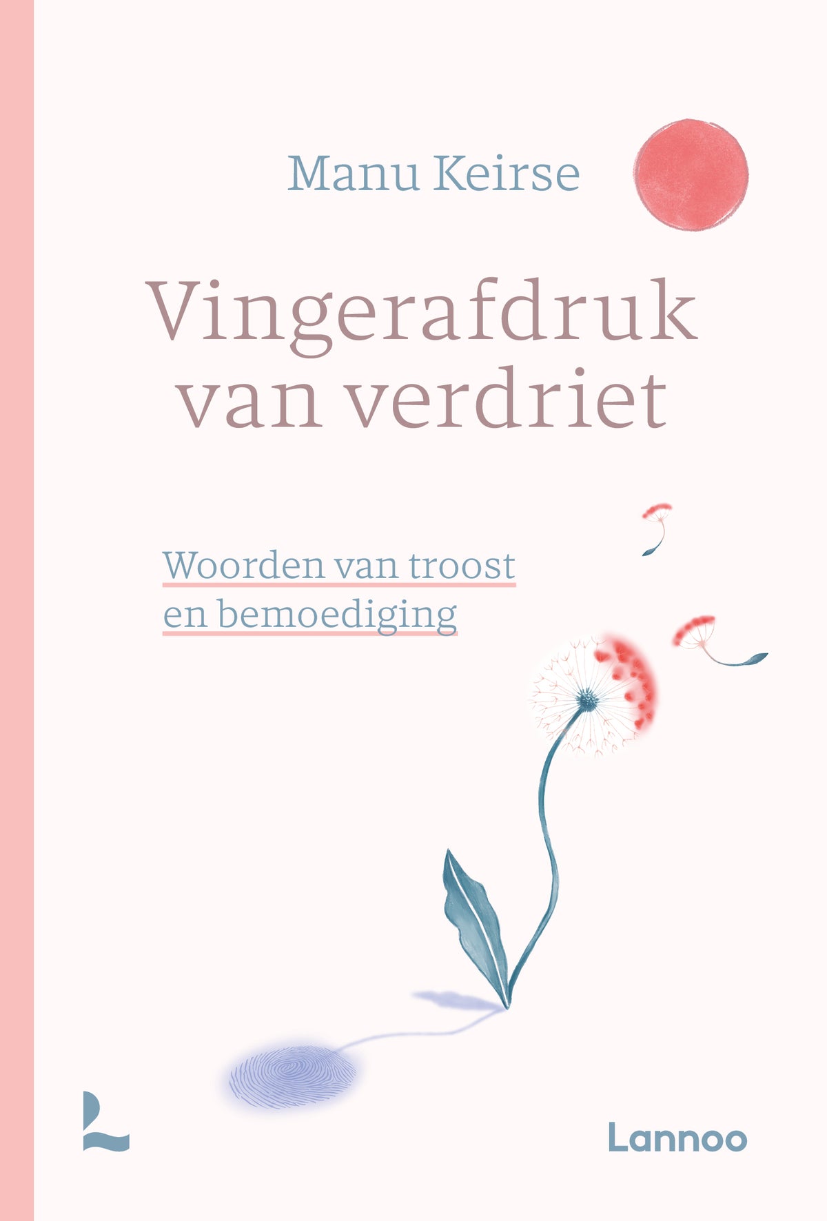 Omslag Vingerafdruk van verdriet, Manu Keirse