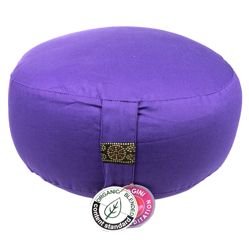 Meditatiekussen Yogi Yogini violet vrijstaand