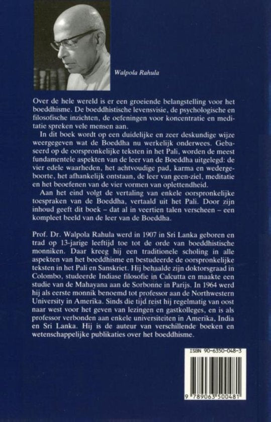 Wat de boeddha onderwees