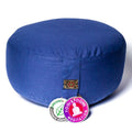 Meditatiekussen Yogi Yogini 33x17 cm leisteen blauw bio