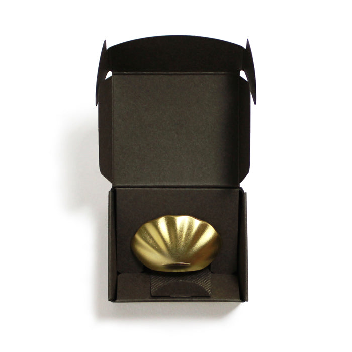 Wierookhouder Kolip Shell goud