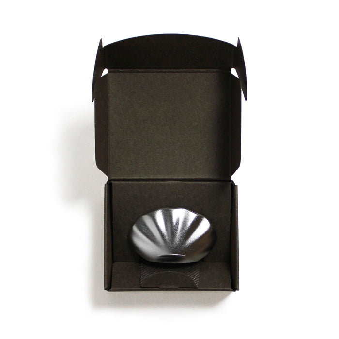 Wierookhouder Kolip Shell zilver