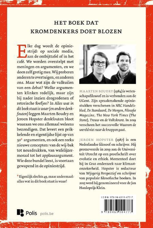 Alles wat in dit boek staat is waar (en andere denkfouten)