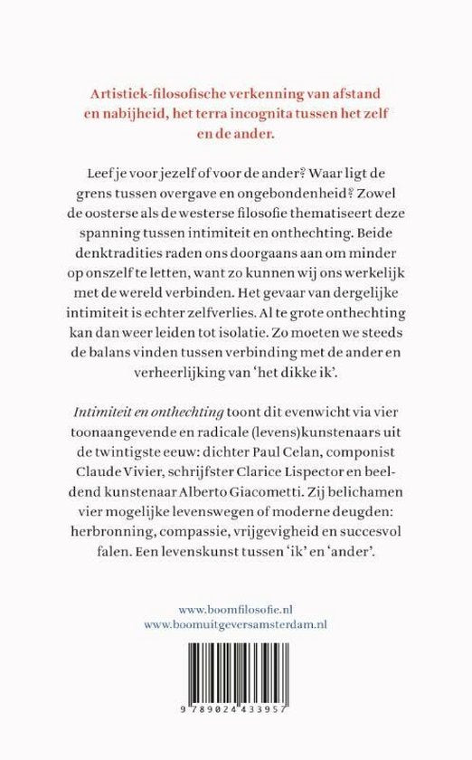Intimiteit en onthechting