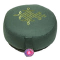 Meditatiekussen Yogi Yogini 33x13 cm groen levensboom