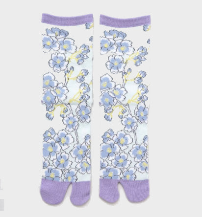 Tabi sokken Shida Purple 23-25 cm