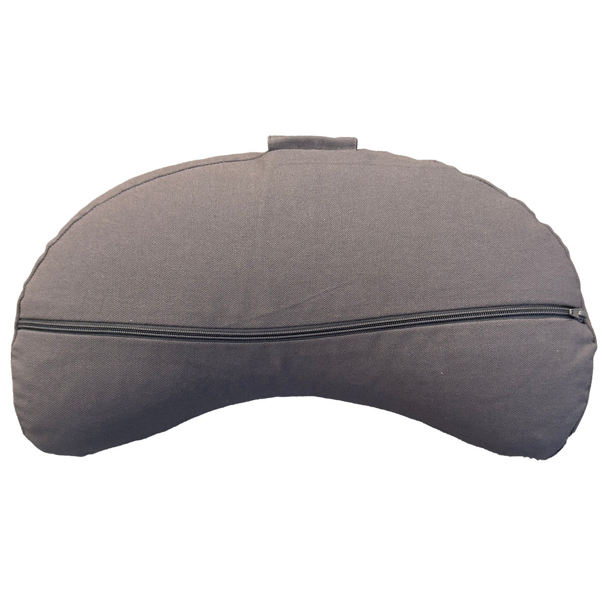 Meditatiekussen Organic Basic halve maan taupe