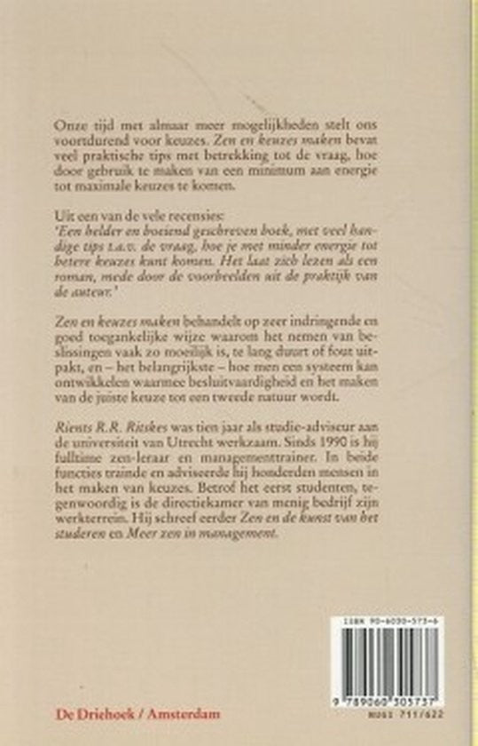 Zen en keuzes maken